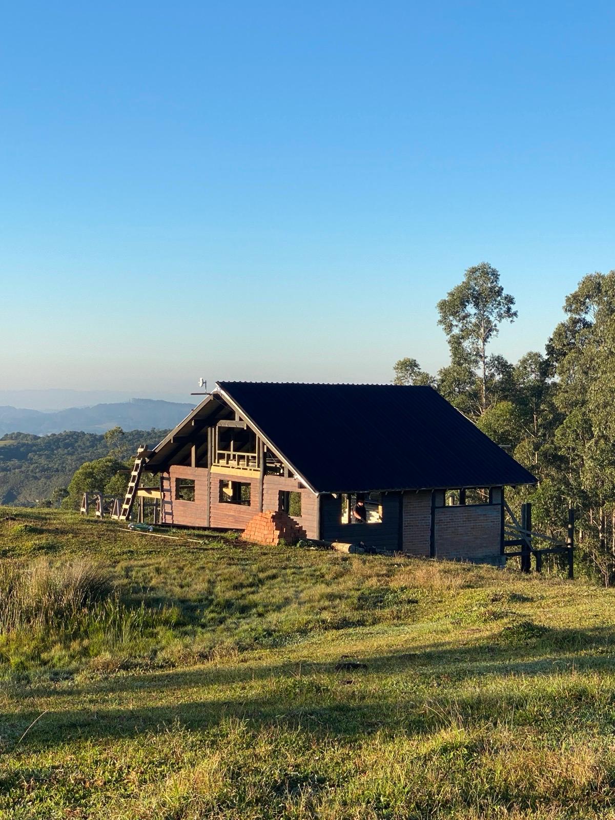 cabana em obras
